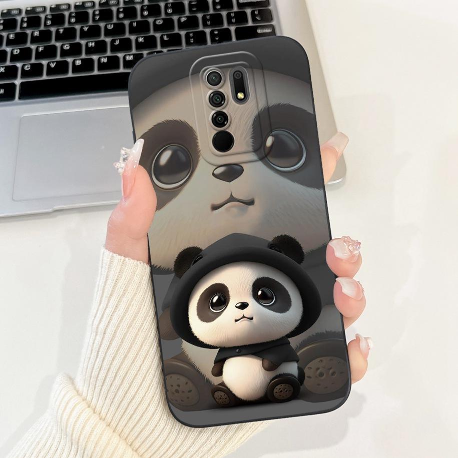 Чехол для Xiaomi Redmi 9 Милый Мультяшный Пингвин Кролик Мягкий Жидкий Силикон Ударопрочный Чехол для Xiaomi Redmi 9 Prime Redmi9 Fundas