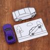 Gimmicks Appearing Car by Hyde Ren Magic Tricks Magic Card To Paper Car  Close Up