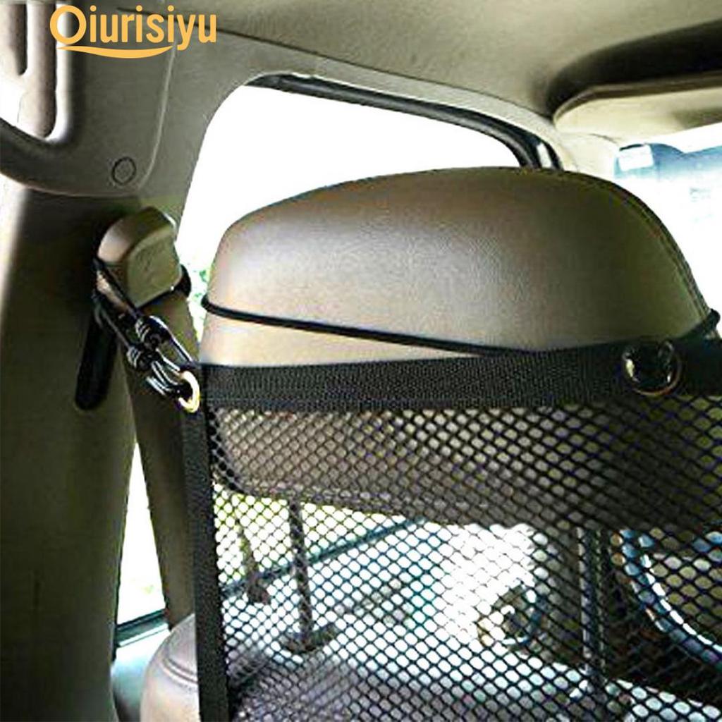 Заднее сиденье автомобиля, барьер для домашних животных, сетчатая защитная сетка с ремнем, украшение интерьера