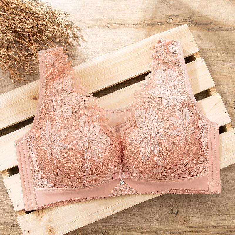 Сексуальный кружевной бюстгальтер для женщин, бюстгальтер больших размеров, полная чашка, тонкая чашка, комфортный беспроводной бюстгальтер без косточек, женское нижнее белье, чашка CD