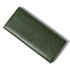 Длинный чехол для кошелька из натуральной кожи Shadow Smooth MSMW2AT1 Тонкая воловья кожа Зеленый [Mirashawn] Мужской [60]