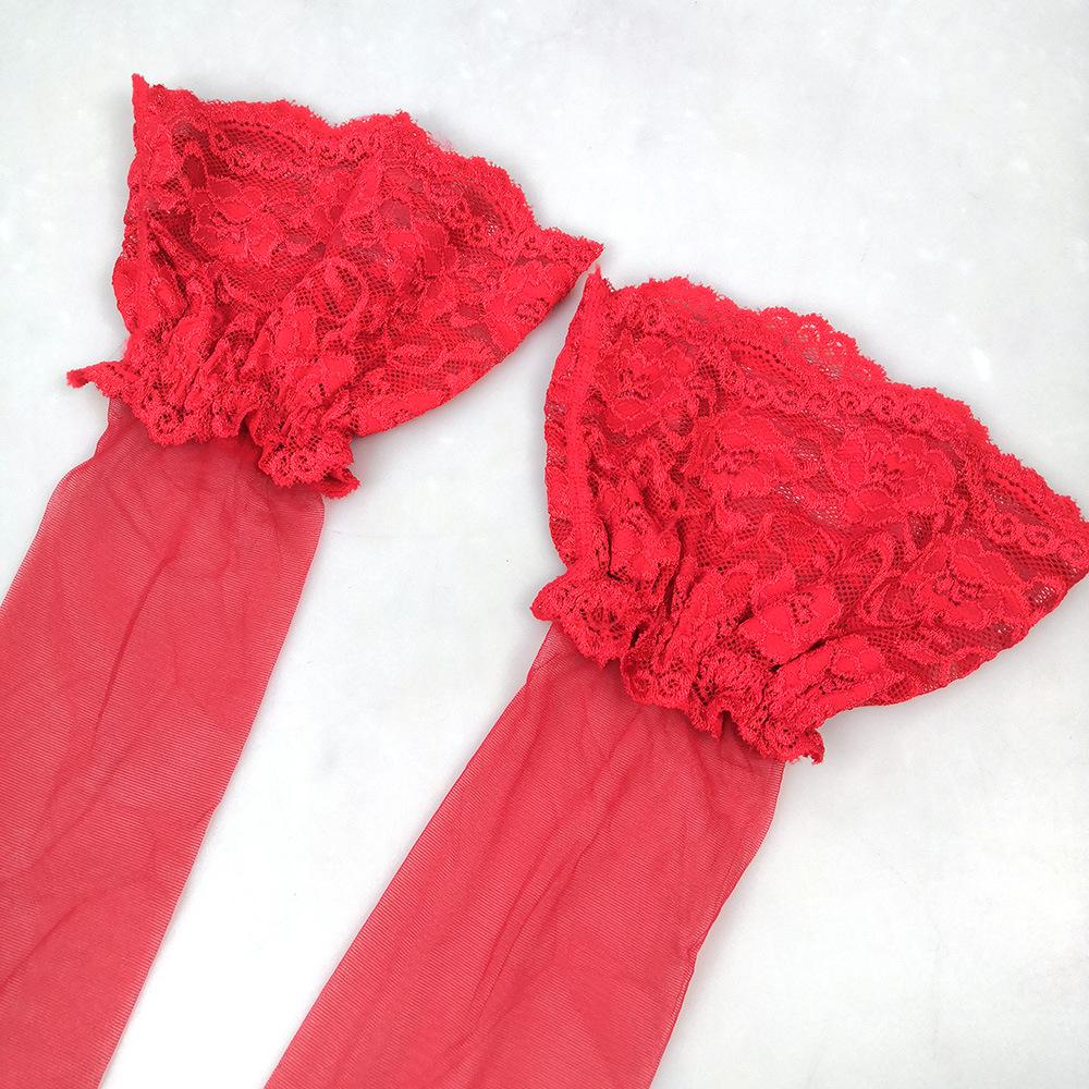 BEILEISI Силиконовые чулки выше бедра с кружевной отделкой против скольжения 2132