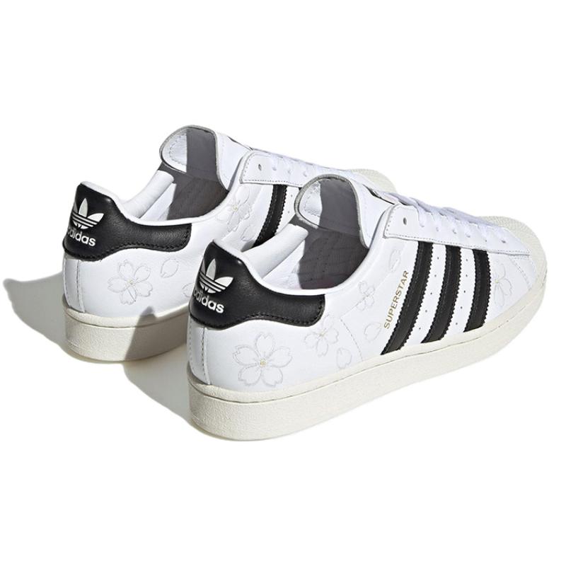 adidas Оригинальные кеды Superstar для скейтбординга Унисекс Низкие Белые/Черные Кроссовки IG9648
