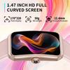 1,47" 3D Изогнутый Экран BT Вызовы Музыка Умные Часы IP68 Водонепроницаемые Пульс Кислород в Крови Женские Умные Часы 100+ Циферблатов
