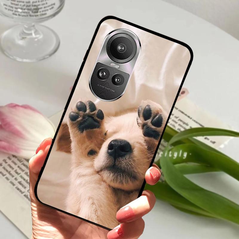 Чехол для Oppo Reno 10 5G CPH2531 Reno10 Ударопрочный Мягкий ТПУ Силиконовый Чехол для Телефона Для Oppo Reno 10 Pro 5G CPH2525 Funda Мультяшный