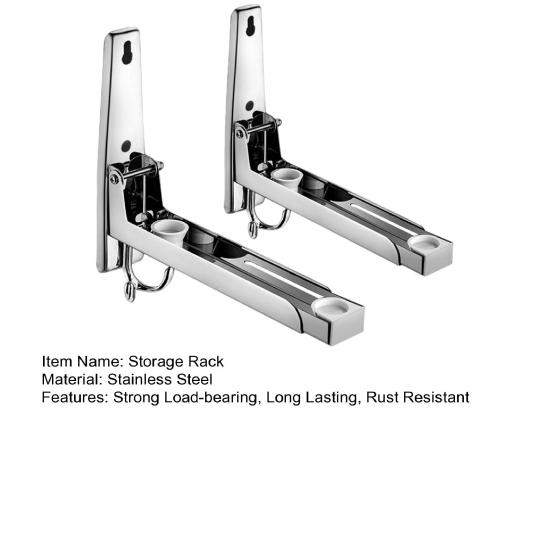 Настенная полка для микроволновой печи, высокая грузоподъемность, простая установка, подставка из нержавеющей стали для электрической духовки, настенный кронштейн