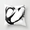 Black and White Simple Home Decoration Pillowcase Cushion Cover