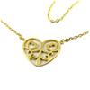 [P8105] - Golden 'Love' Steel Necklace - 15x11 Mm