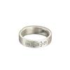 9999 Sterling Silver Adjustable Ring with Auspicious Words – Unisex Chinese Style Safety Charm