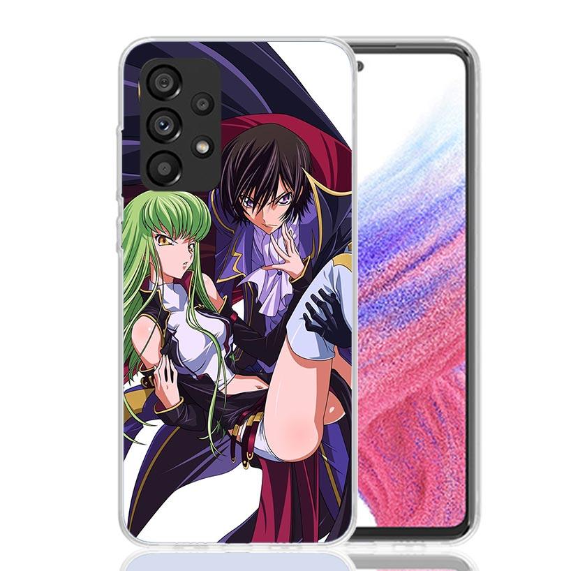 Чехол для телефона с аниме Code Geass для Samsung Galaxy A52 A32 A22 A12 A02S A50S A30S A51 A31 AA71 Note 20 Ultra 10 S10 Plus Galaxy A52