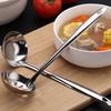 1Pcs Stainless Steel Soup Ladle With Long Handle Kitchen Cutlery Hot Pot Strainer Spoon