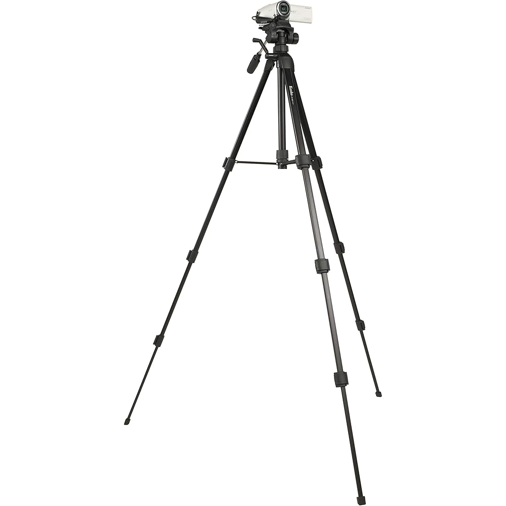 Kenko ZF-400WSH Tripod with Smartphone Holder, 4 Sections, Quick Release Plate, Maximum Load Capacity 2kg, 520291