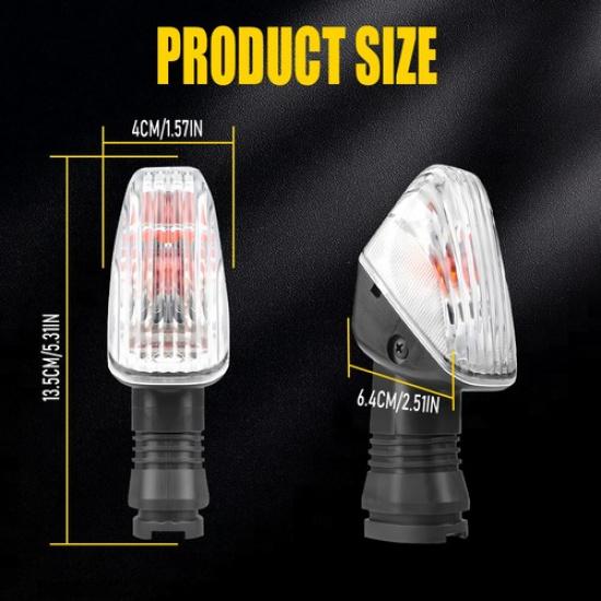 4PC For KAWASAKI NINJA ZX-6R 600 1997-2006 Turn Signal Light Indicator Lamp