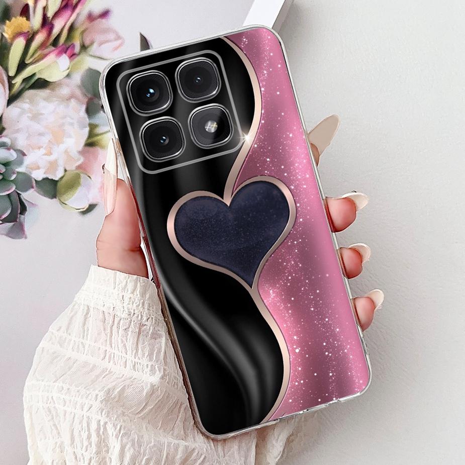For Xiaomi Mi 14T Pro Case Cute Cat Fashion Painted Cover Soft Silicone Phone Case For Xiaomi 14T Pro Mi14T 5G Back Cover Bumper