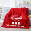 Arsenal Customize Text Blanket Gift Customizable Blanket Ultra-Soft Great for Couch Living Room Office Chair Livingroom Four Seasons Universal