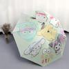 Sanrio Automatic Open/Close Umbrella-Cute Umbrella with Cute Design, Portable 3-Fold Compact Umbrella for Men & Women, Halloween Christmas G