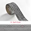 9M 3D Foam Wall Edge Strip Stickers Self-adhesive Corner Waist Line Background Wall Sticker Waterproof Decor Trim Line Skirting