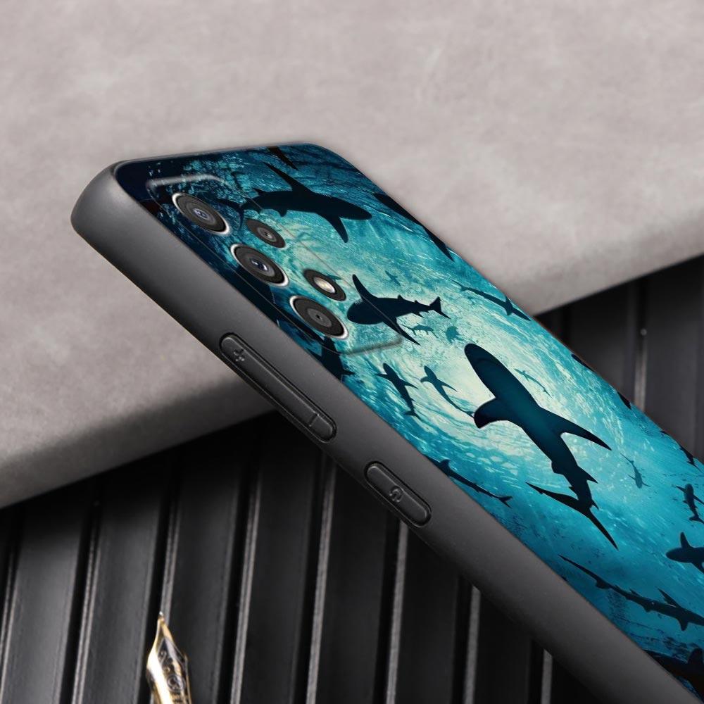 Ocean Whale Shark Animal Phone Case For Samsung Galaxy A57 A56 A37 A55 A36 5G A26 A54 A52 A35 A34 A25 A17 A16 A15 A07 A06 Cover