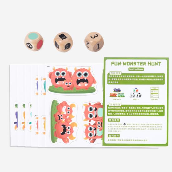 Cartoon Demon Hunt Board Game Focus Training Interactive Educational Toy
