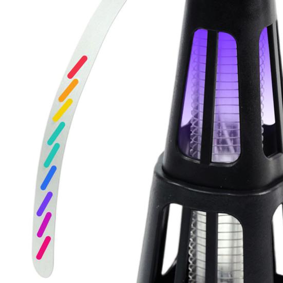 Вентилятор для отпугивания мух с голографическими лопастями, подсветкой, перезаряжаемый от USB, для использования в помещении