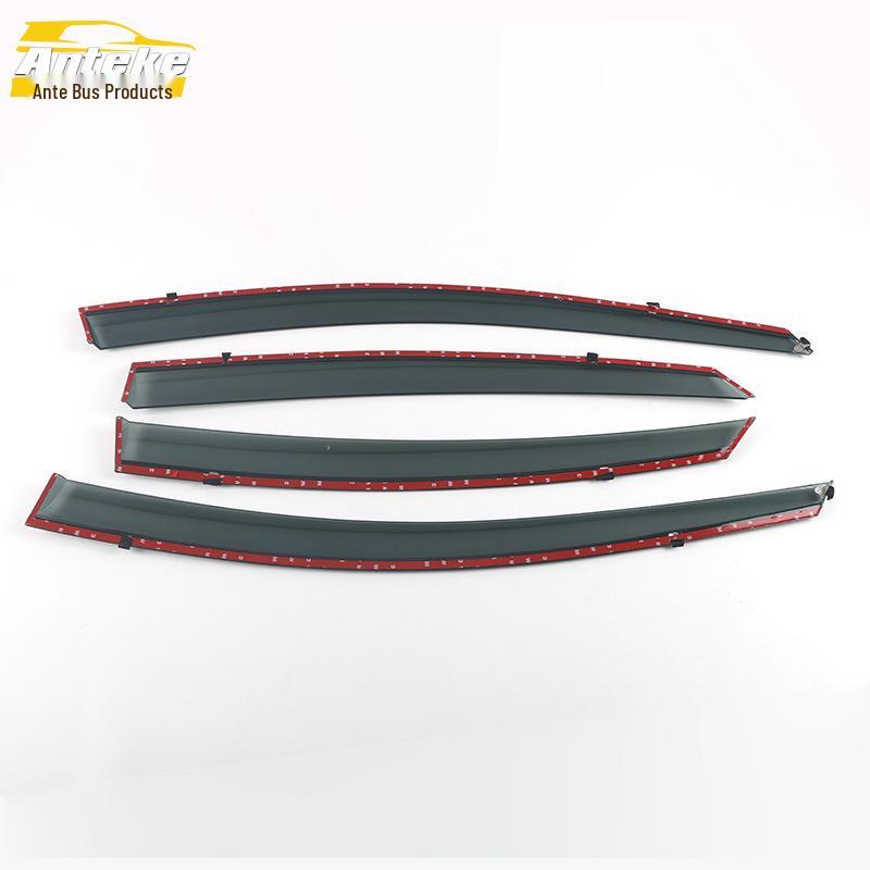 3D Stainless Steel Rain Deflectors for 12-17 Elantra: Decorative Rain Shields & Car Accessories