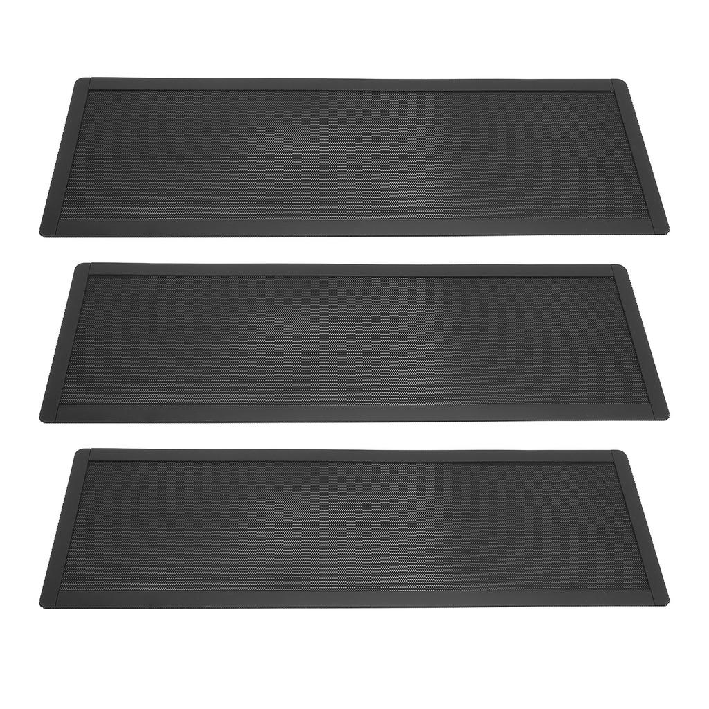 10PCS PC Case Dust Filter Cover Black Fine Hole PVC Magnetic Computer Case Dust Cover for PC Case