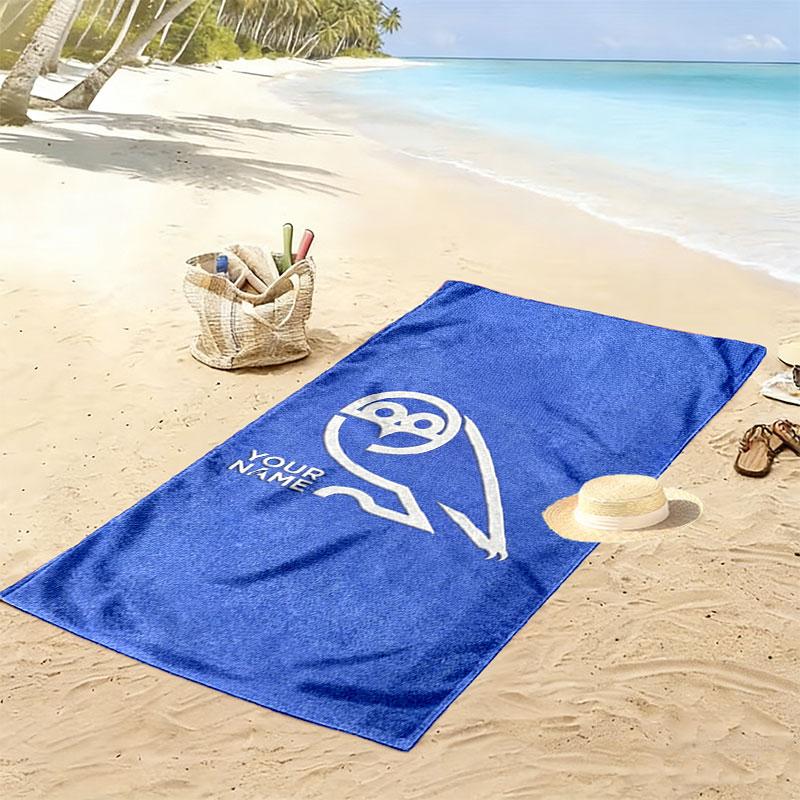 Sheffield Wednesday Football Club Custom Name Print Beach Towel, Large Soft Quick Dry Towel for Beach Camping Swimming