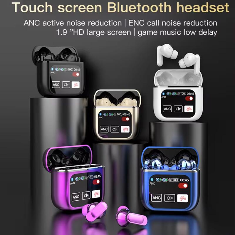Беспроводные наушники SE60 Bluetooth 5.4 Светодиодный дисплей Игровые наушники Спортивные наушники HIFI Звук Низкая задержка Вкладыши