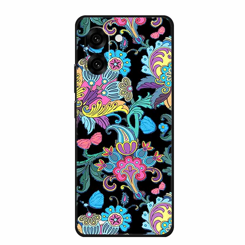 Black Silicone Case For OnePlus Nord CE5 Case One Plus Nord CE 5 Cartoon Cat Soft Back Cover For OnePlus Ace 5 Racing Phone Case