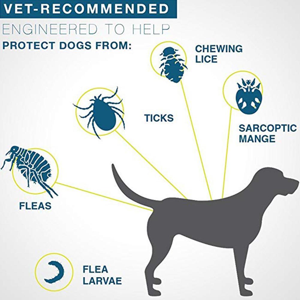 Выдвижной противопаразитарный ошейник для собак от блох и клещей