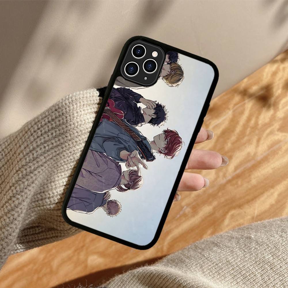Японский мультфильм Given Чехол для телефона Силиконовый PC+TPU Для Для IPhone 11 12 13 14 15 16 Plus Pro Max Чехол
