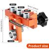 3 в 1Dowel Cam Jig Набор для установки дюбелей Направляющая для сверления Дюбелей Jig Карманный дырокол Jig Локатор Инструменты для деревообработки Отверстие 8/10/15 мм