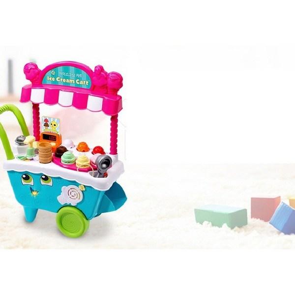 Leapfrog Korean-English version ice cream cart shopping play, mixed colors, 1 set, Korean popular toys