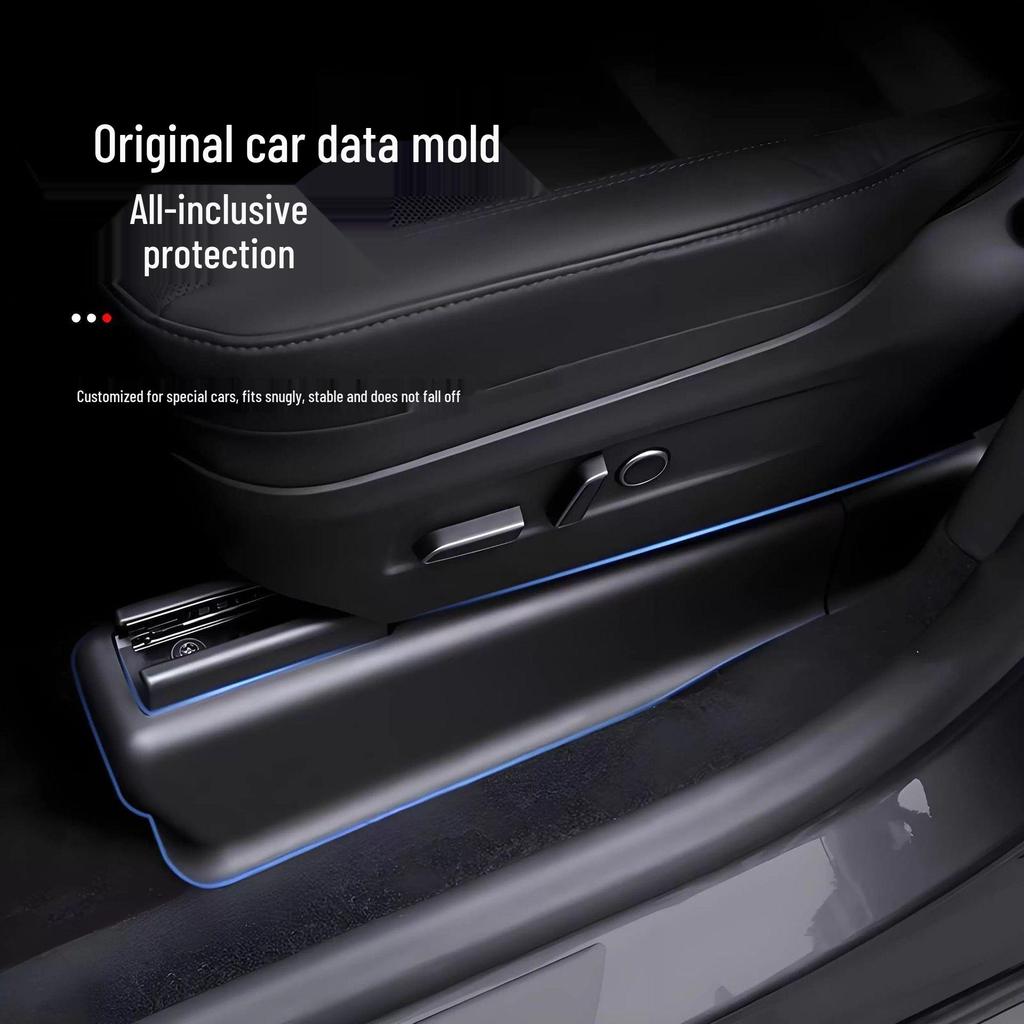 Model Y/YL Center Console Kick Protection Board - Full Coverage Slider Guard