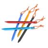 10Pcs Aluminum Alloy Heavy-Duty Camping Tent Pegs with Wind Rope Outdoor Ground Anchors Nails for Tent Stakes