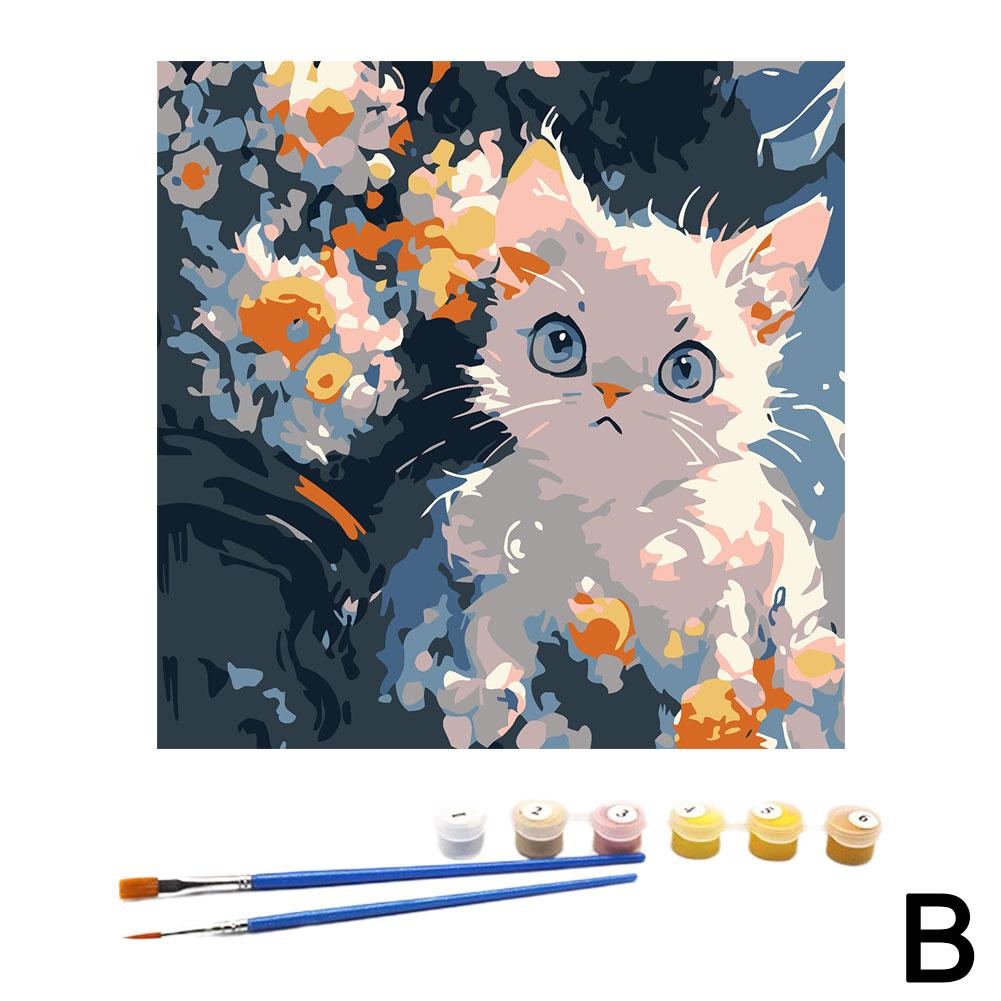 ФотоНа заказ Безрамная Картина по номерам Животные На холсте Картины по номерам Акриловая Краска по номерам Домашний Декор Цифровая Краска