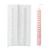 Silicone Candle Mould Non-Stick Wax Rod Mold New Plaster Resin Mold  DIY Crafts