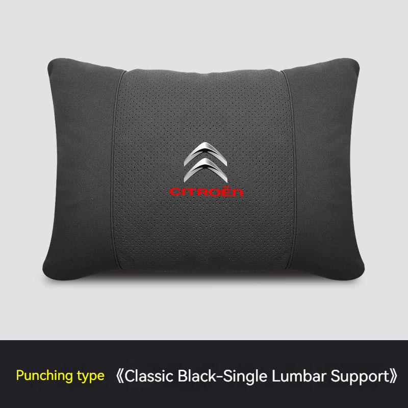 Car Headrest Cover Seat Head Rest Neck Pillow Protector For Citroen DS 3 C4 C3 C5 Aircross Berlingo Celysee Cactus Picasso Saxo anm123