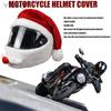 New Year Motorcycle Accessories Motorcycle Helmet Decoration Santa Hat Helmets for Motorcycles Christmas Gift RV Xmas Racing