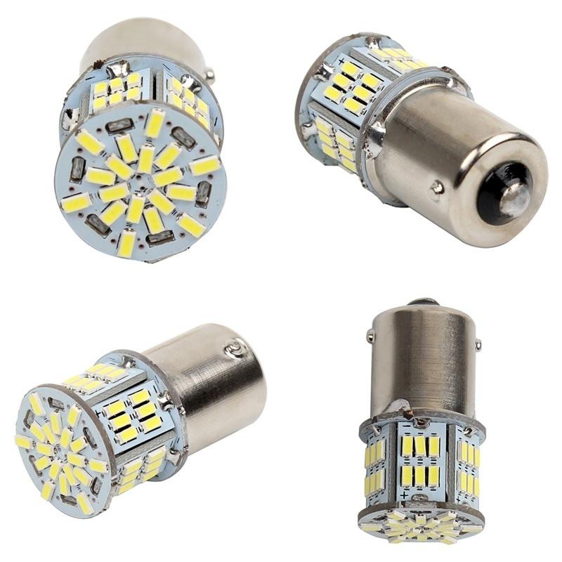 2 шт. светодиодные клиновые огни 3014 54SMD силикагель задний стояночный фонарь автомобиля стоп-сигнал лампа указателя поворота