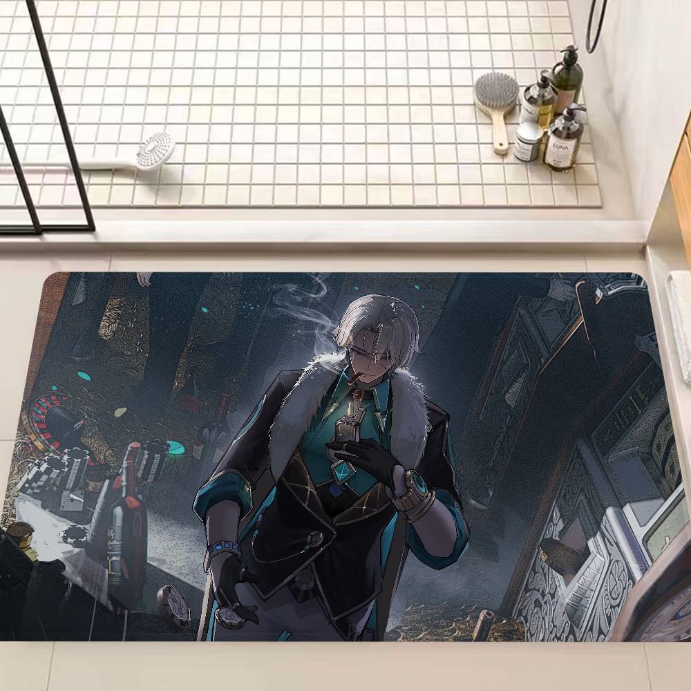 Игровой персонаж Авентурин Входной коврик в скандинавском стиле Домашний придверный коврик Коврики для ванной-туалета Коврик для декора спальни/отеля