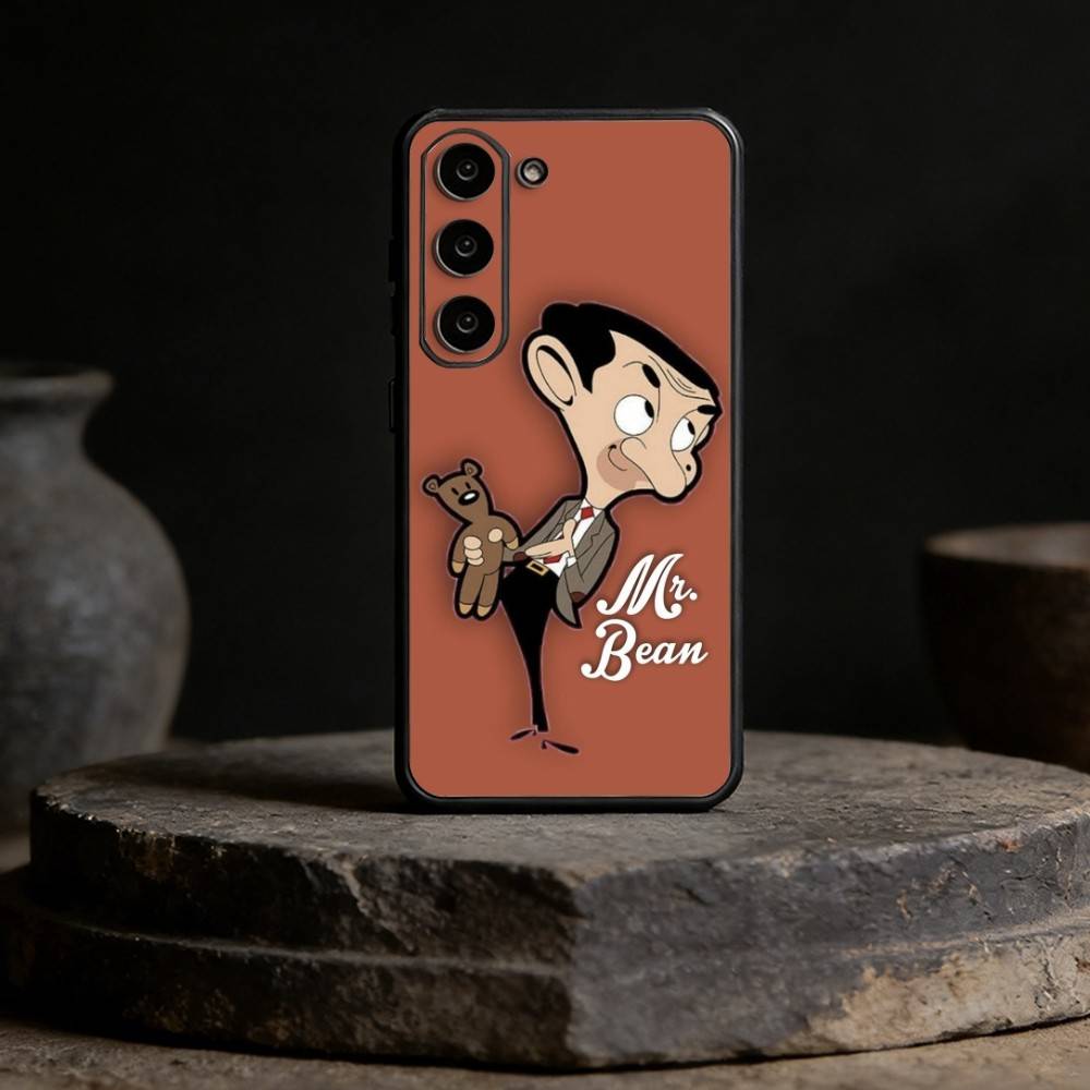 Чехол для телефона C-Classic M-Mr B-Bean для Samsung Galaxy A91,80,73,72 ,71,53,52,32 ,31,22,21s,20, Мягкий черный чехол
