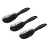 3 шт. Мужская распутывающая, формирующая расческа для волос, 9 рядов, изогнутая, съемная, расческа-гребень, инструмент для укладки волос для сушки феном
