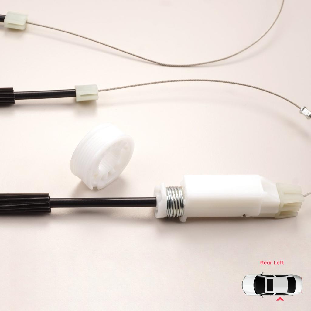 BROSS Автозапчасти BWR1231 Комплект для ремонта электрического стеклоподъемника Задняя левая сторона для A5 S5 Купе 2008-2013