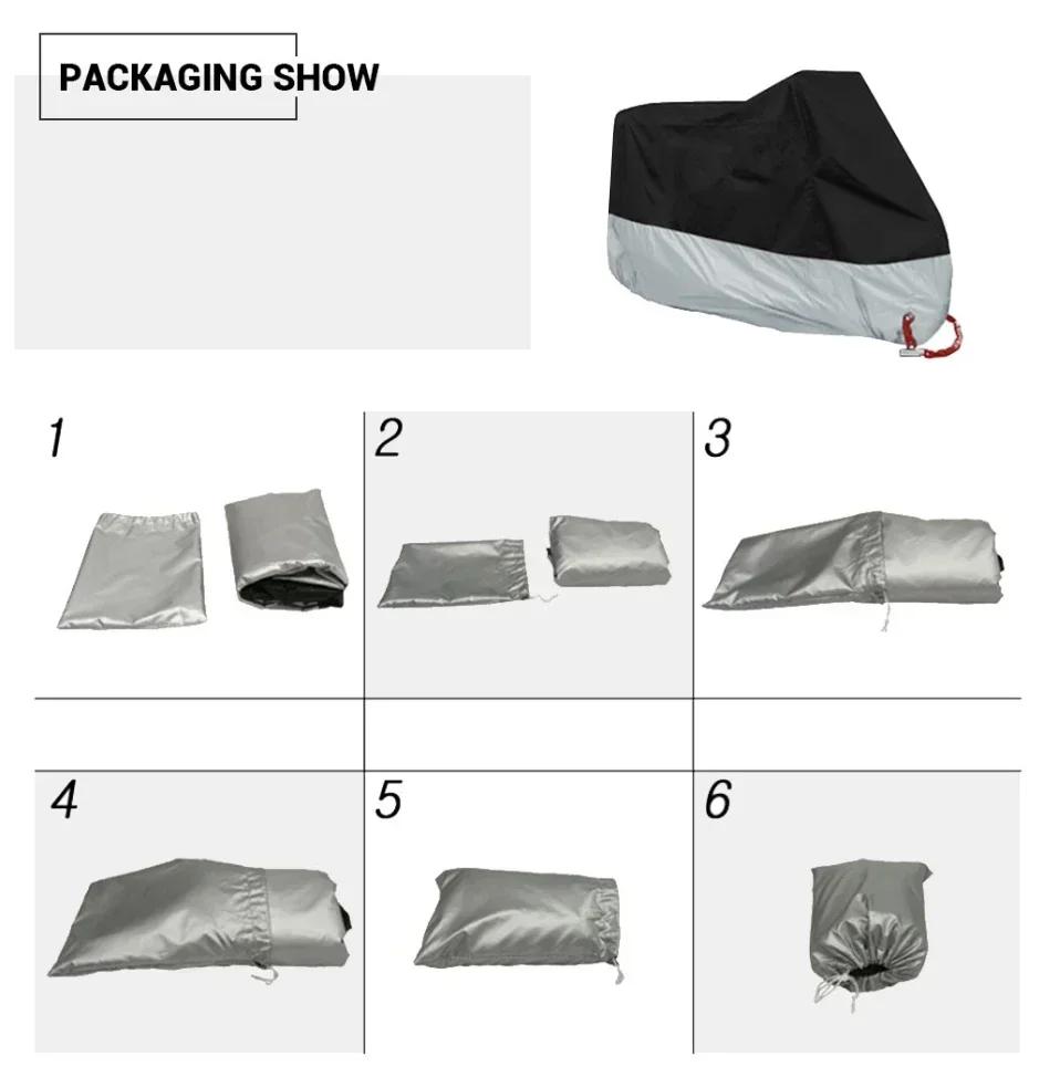 Waterproof Bicycle Cover M-3XL Outdoor Indoor Scooter Motorbike Cover Uv Protector MTB Bike Dustproof Rain Snow Cover All Season
