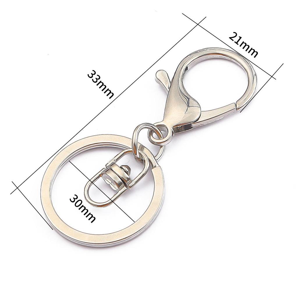 5 шт. брелок из сплава для изготовления ювелирных изделий, крючки, зажимы, застежка-лобстер, аксессуары ручной работы