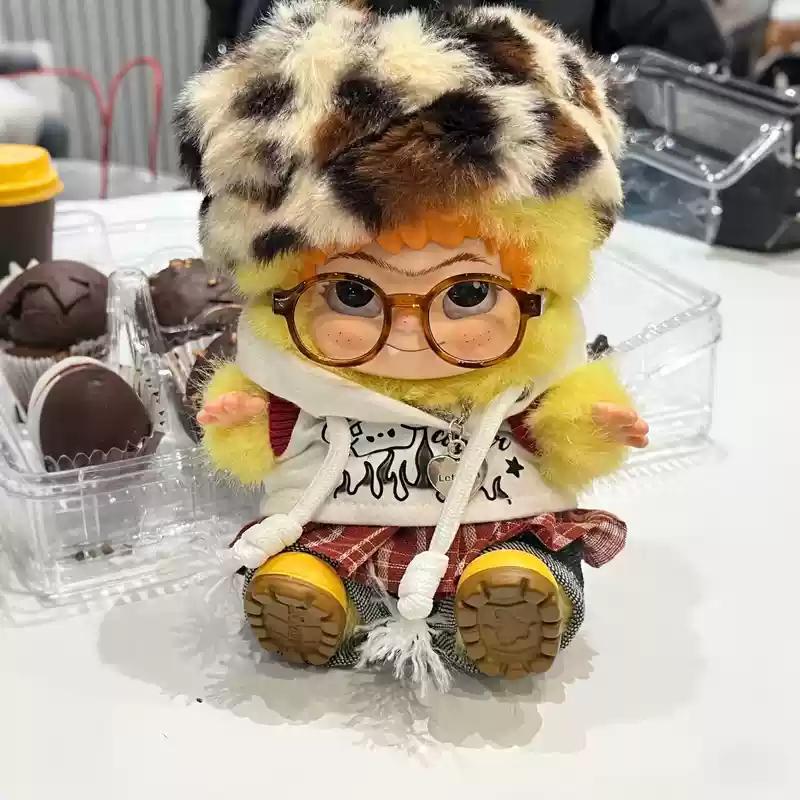 Одежда для куклы 20 см в стиле рок, креативный дизайн, модная и забавная, милая одежда Wakuku для вечеринки, игрушки для кукол, виниловая одежда для кукол