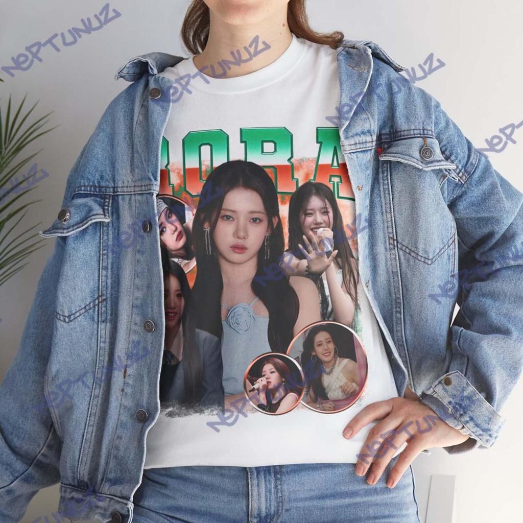 Kpop Graphic Shirt RORA - Vintage Retro Girlband Music