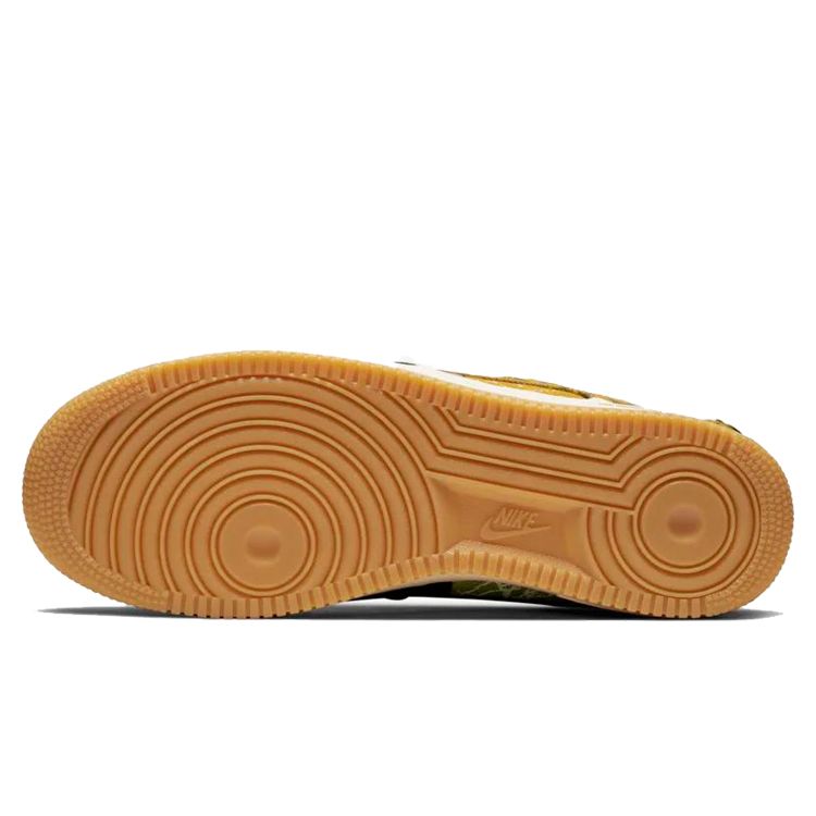 Кроссовки унисекс Travis Scott x Nike Air Force 1 Low Cactus Jack, разноцветные, приглушенно-бронзовые, ископаемые CN2405-900