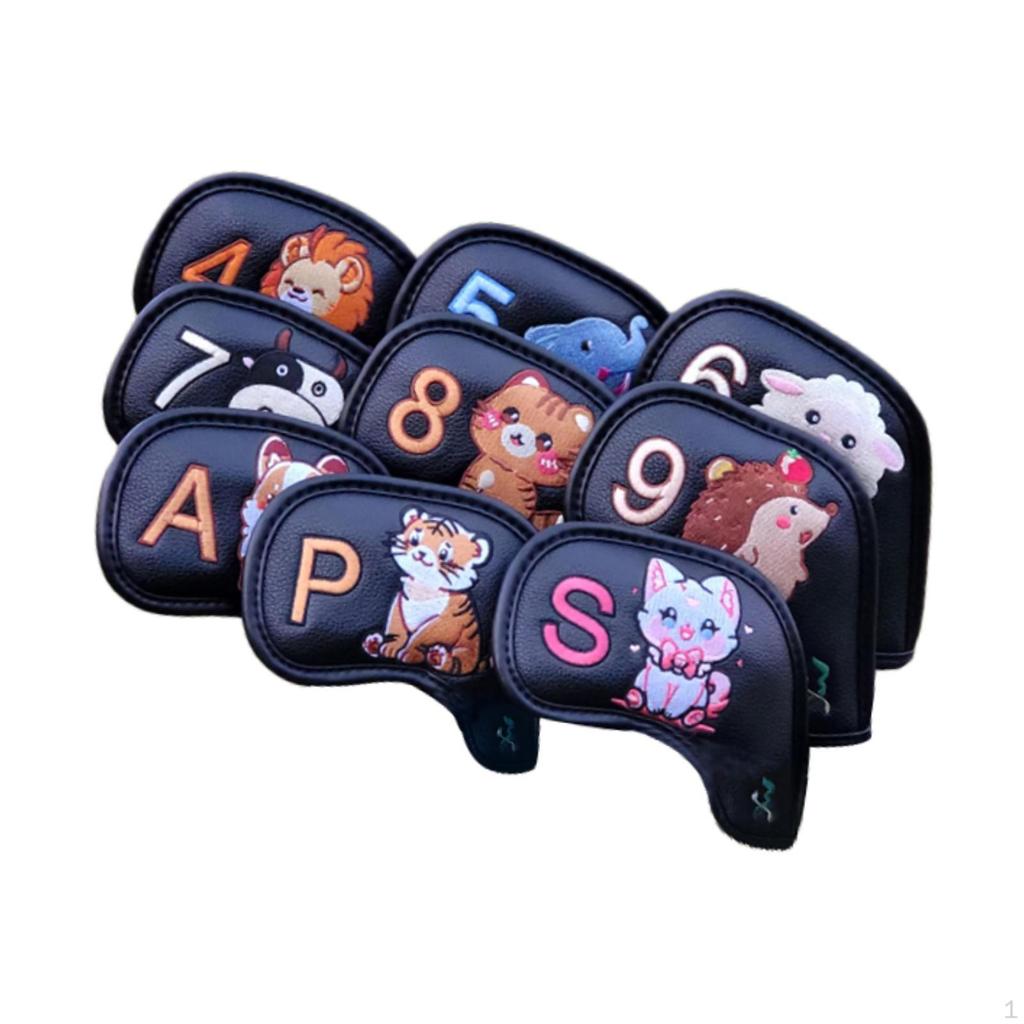 9 шт. чехлы для гольф-клюшек аксессуары легкий чехол портативные головные уборы головные уборы